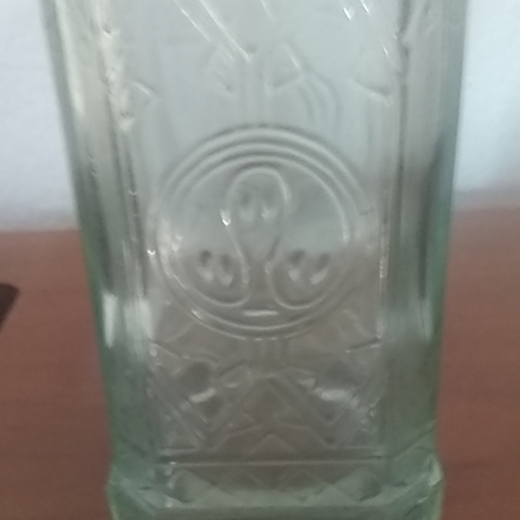 Vintage Collectable Green Glass Bottle - Picture 3 of 4